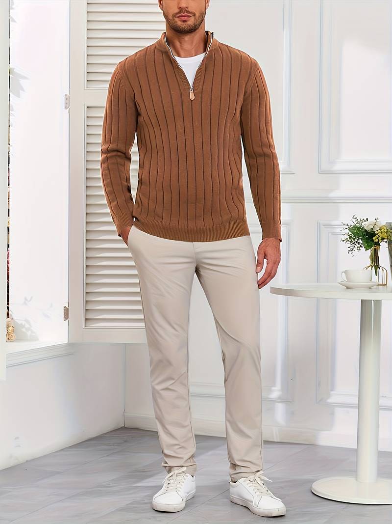 Yedidya - Casual Long Sleeve Knitted Sweater