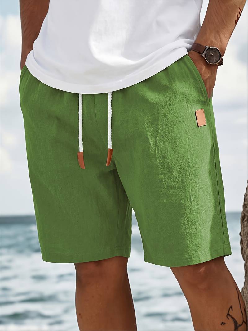 Jonatas - Summer Linen Short With Drawstring Pocket