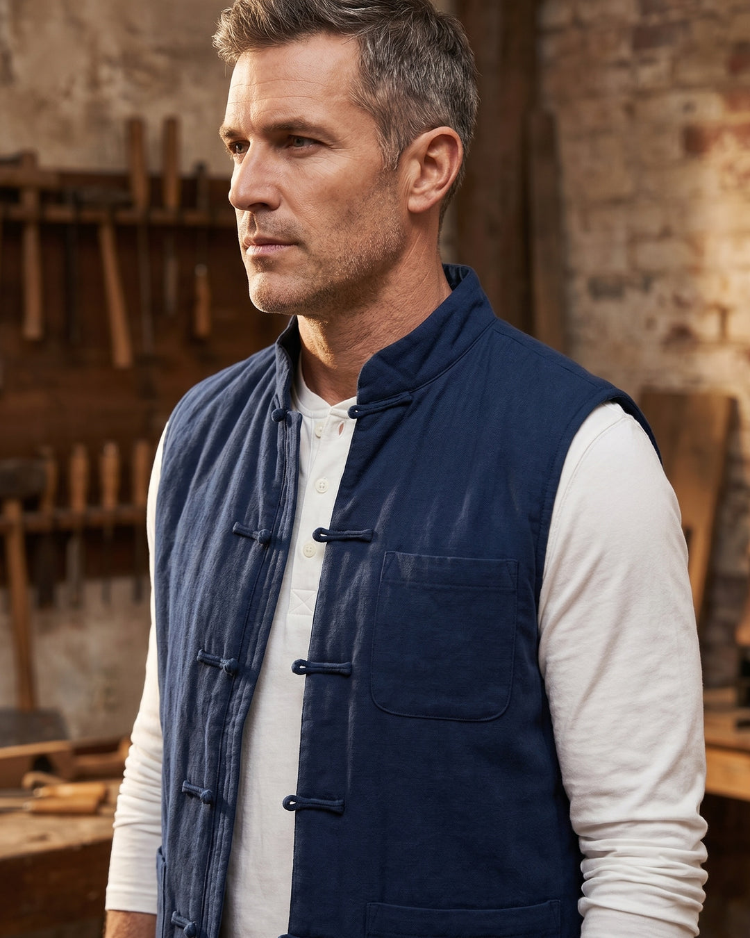 Fredrick - Vintage Inspired Pocket Front Vest
