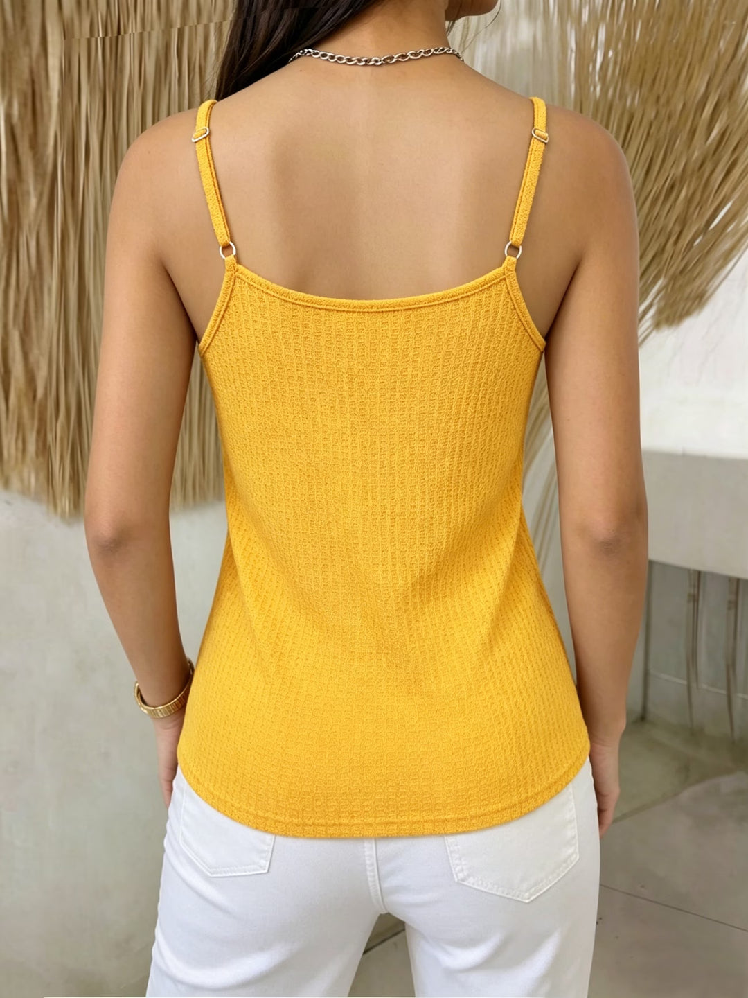 Zorja - Sleeveless Zip Neck Top