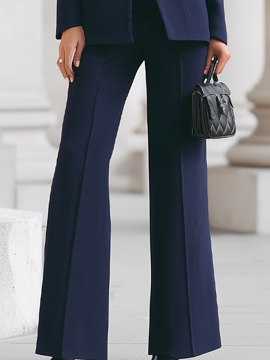 Kaelyn - Single Button Blazer And Pants Suit