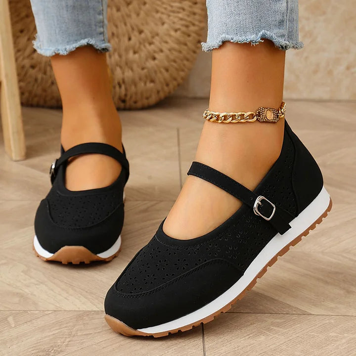 Jewell - Breathable Orthopedic Leather Shoes
