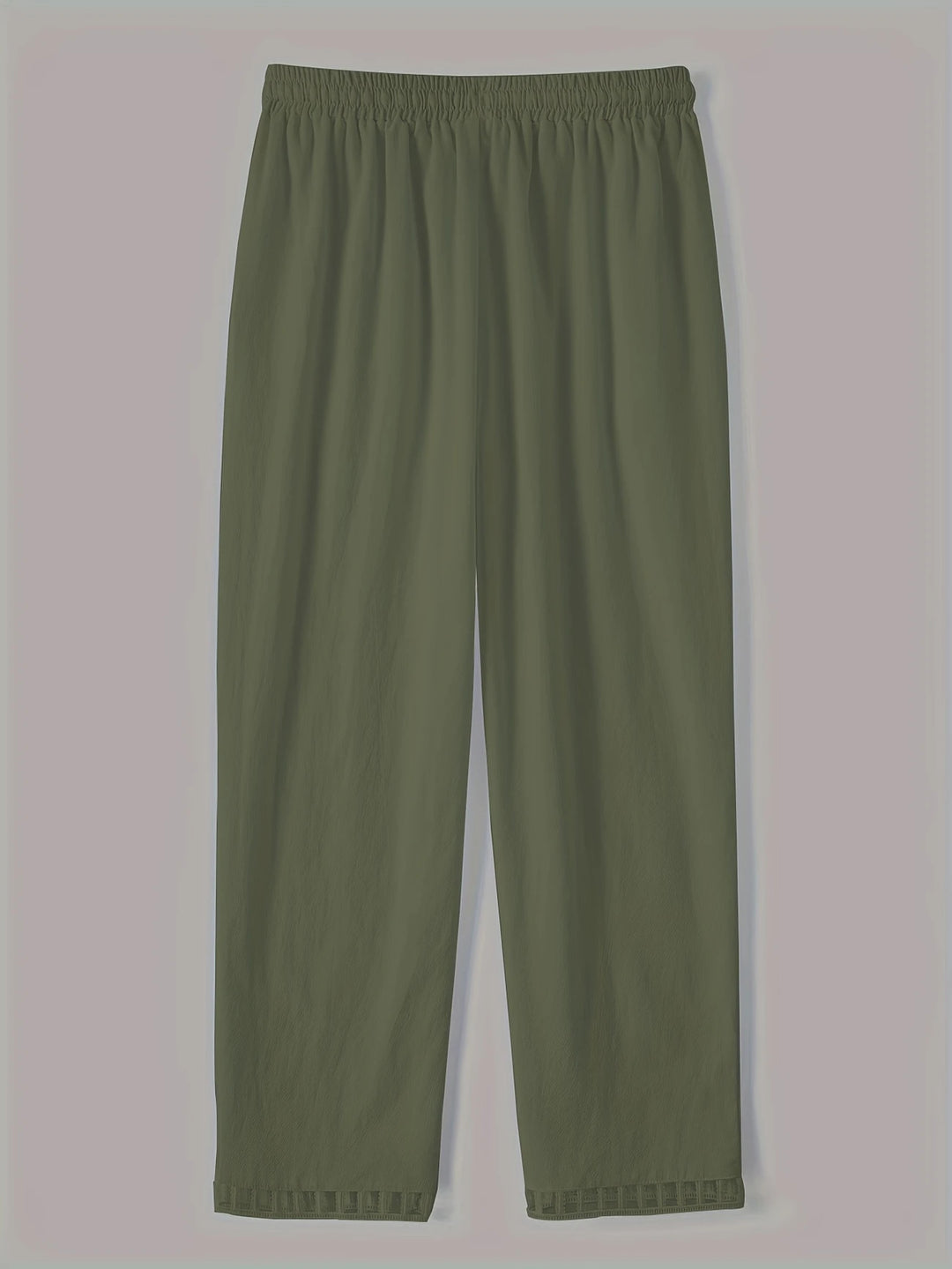 Tracey - Contrast Trim Cropped Pants