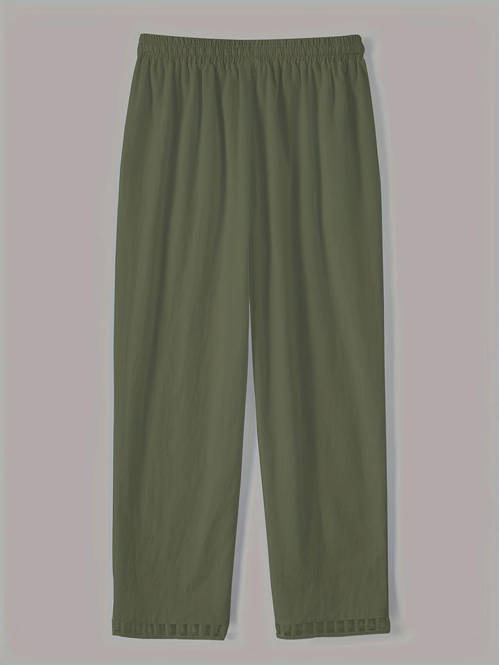 Tracey - Contrast Trim Cropped Pants