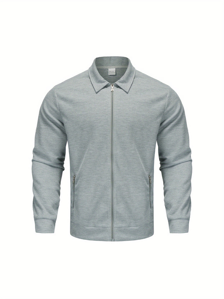 Marvin - Casual Polyester Zip-Up Jacket