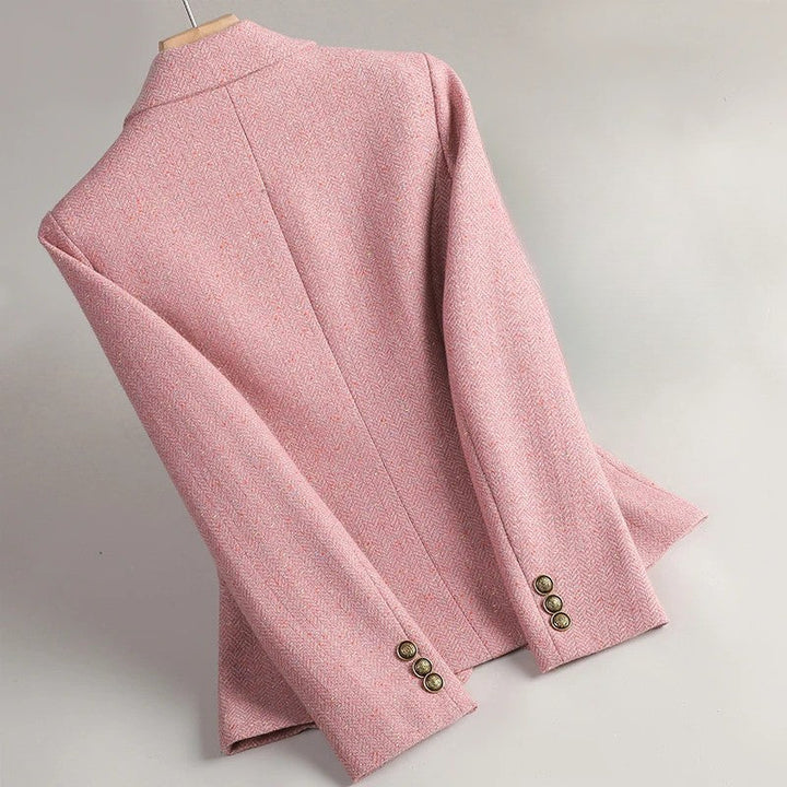 Cesira - Herringbone Tweed Blazer