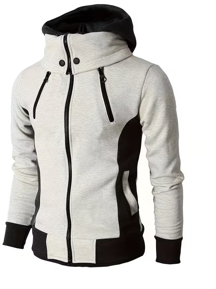 Griffiths - Regular Fit Long Sleeve Quarter Zip Hoodie