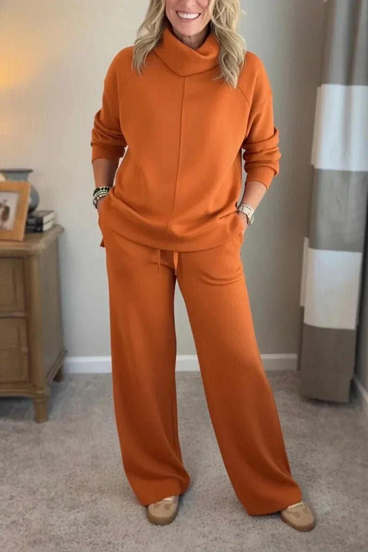 Faiella - Comfortable Knitted Two Piece Set