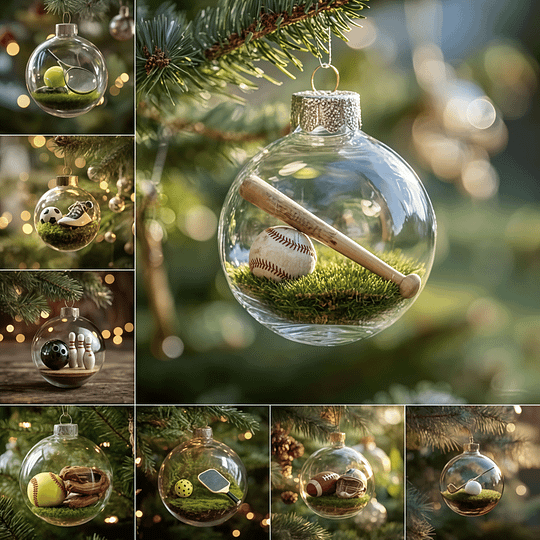 MerryBall - Sporty Christmas Ornament Glass Ball