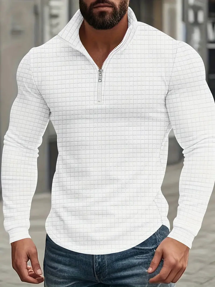 Jarryd - Long Sleeve Sweatshirt With Half Zipper