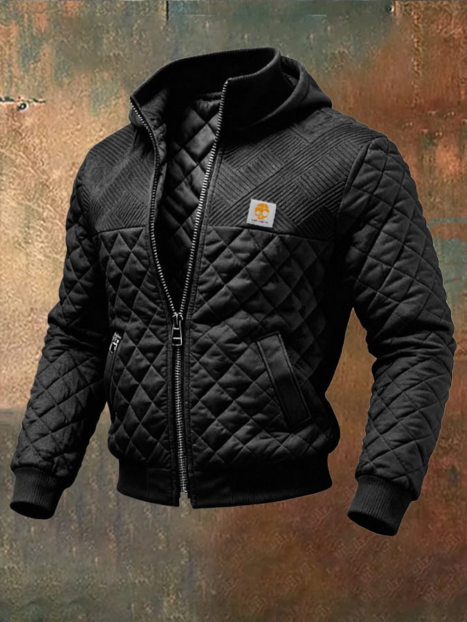 Istvan- Quilted Patchwork And Multiple Pocket Jacket