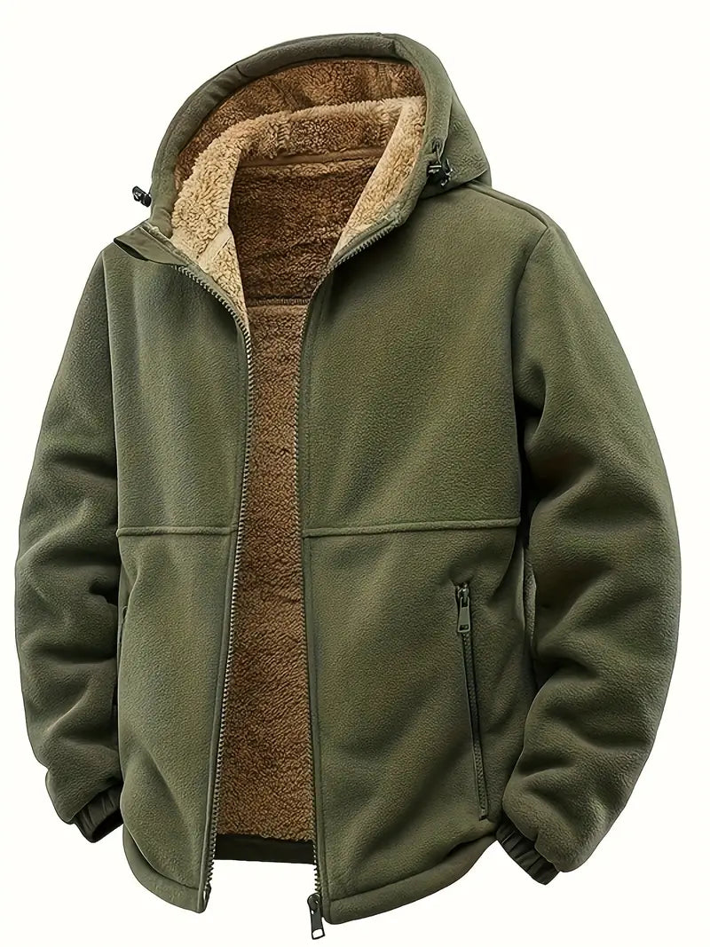 Rickelton - Winter Hooded Jacket With Front Pocket