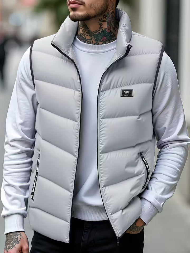 Amaury - Casual Zip-Up Puffer Vest