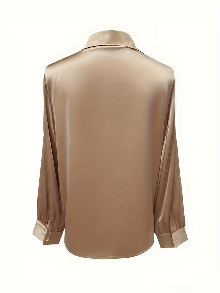 Leylah - Elegant Long Sleeve Blouse