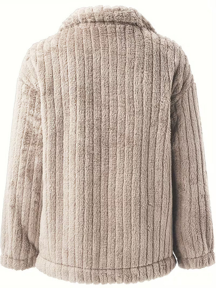 Lovana - Faux Fur Jacket Jacket With Pockets