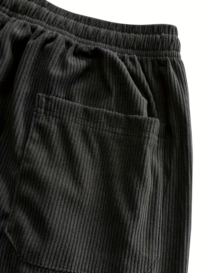 Asher - Straight Leg Pants With Drawstring Waist