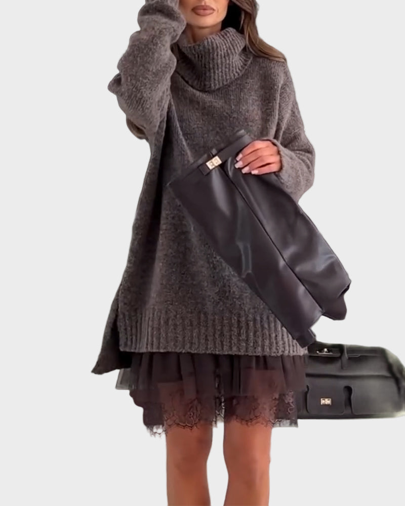 Yliane - Two-Piece Casual set with Turtleneck