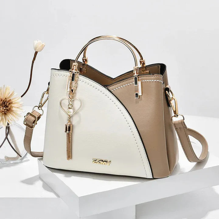 Orianna - Modern Two-Tone Signature Handbag