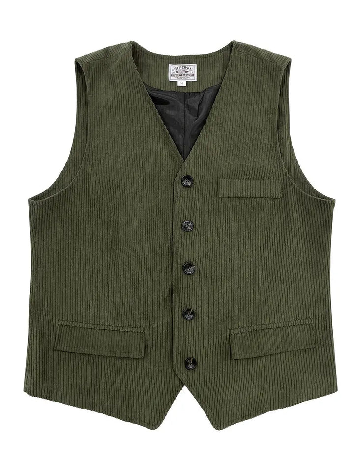 Fergus - Elegant Corduroy Vest