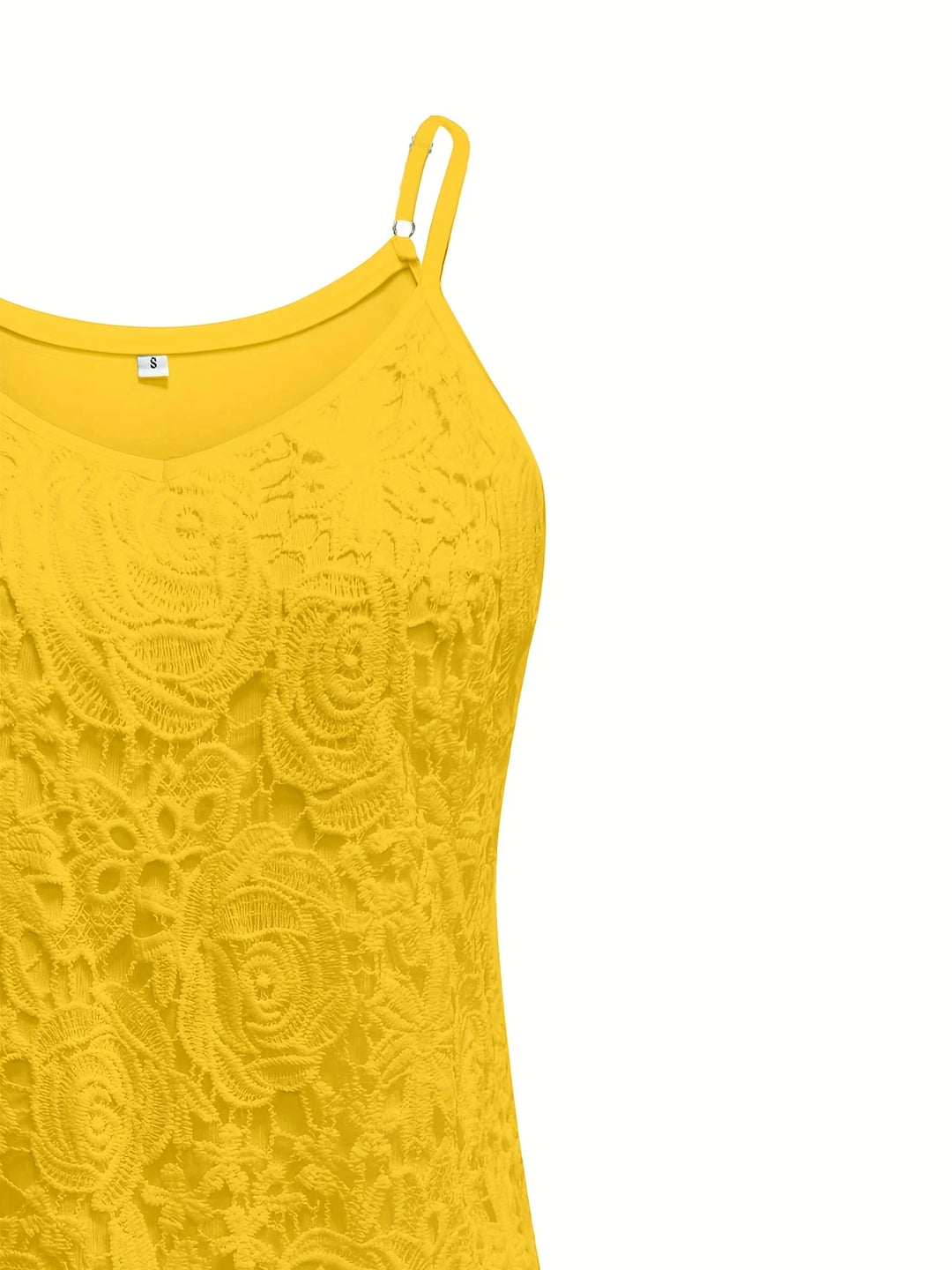 Juna - Elegant Sleeveless Lace Top With V Neck