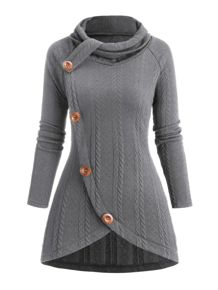 Masabata - Casual Knitted Cardigan With Button