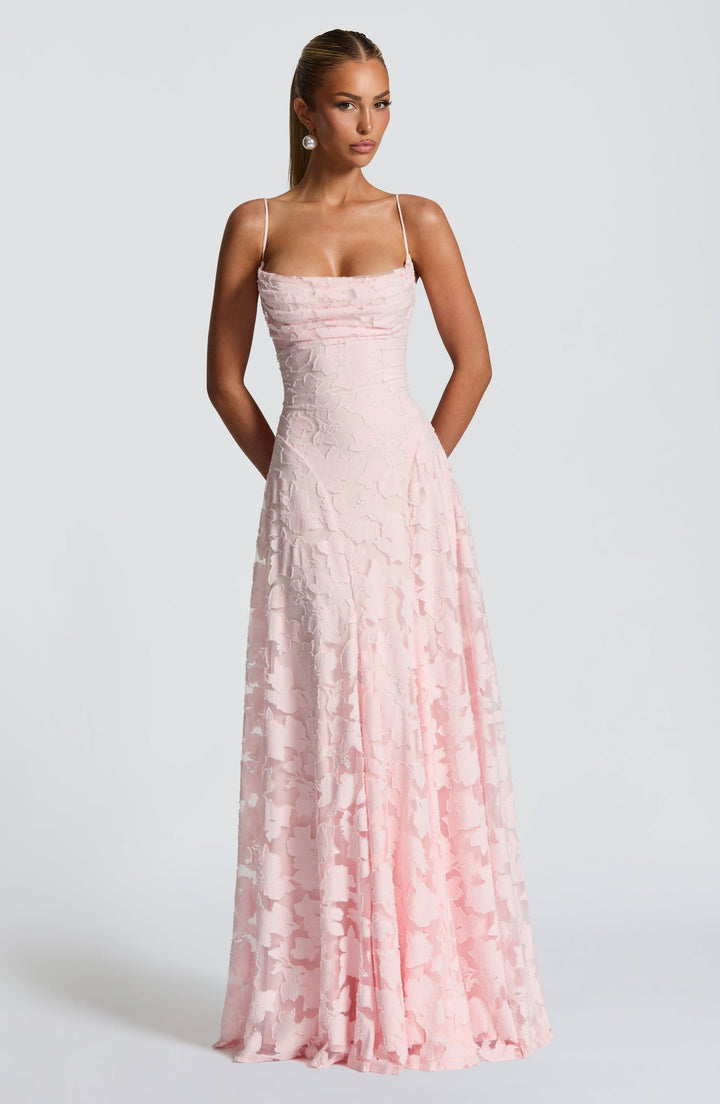 Kaleah - Maxi Dress with Lace Bodice