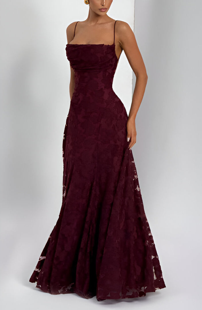 Kaleah - Maxi Dress with Lace Bodice