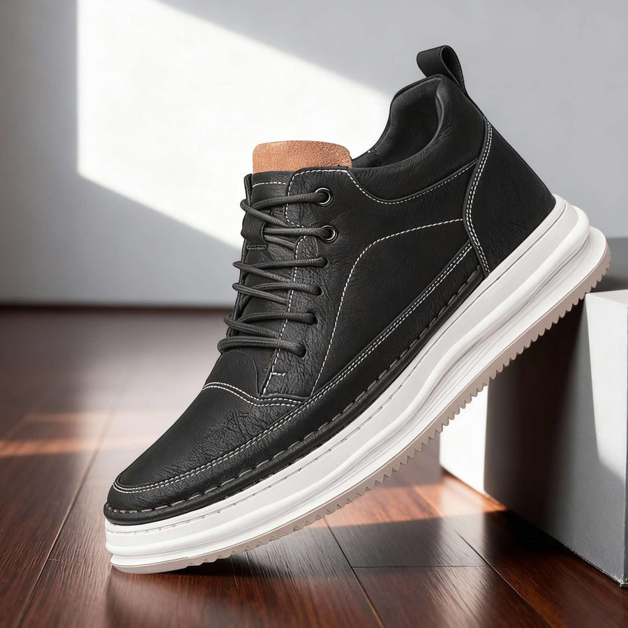 Harold - Leather Lace-Up Sneaker