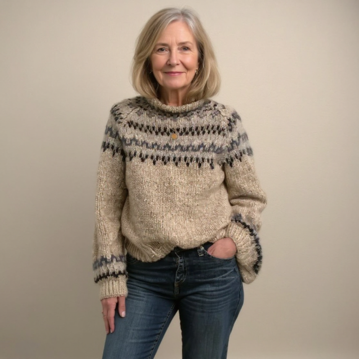 Toniolo - Classic Icelandic Wool Knitted Sweater