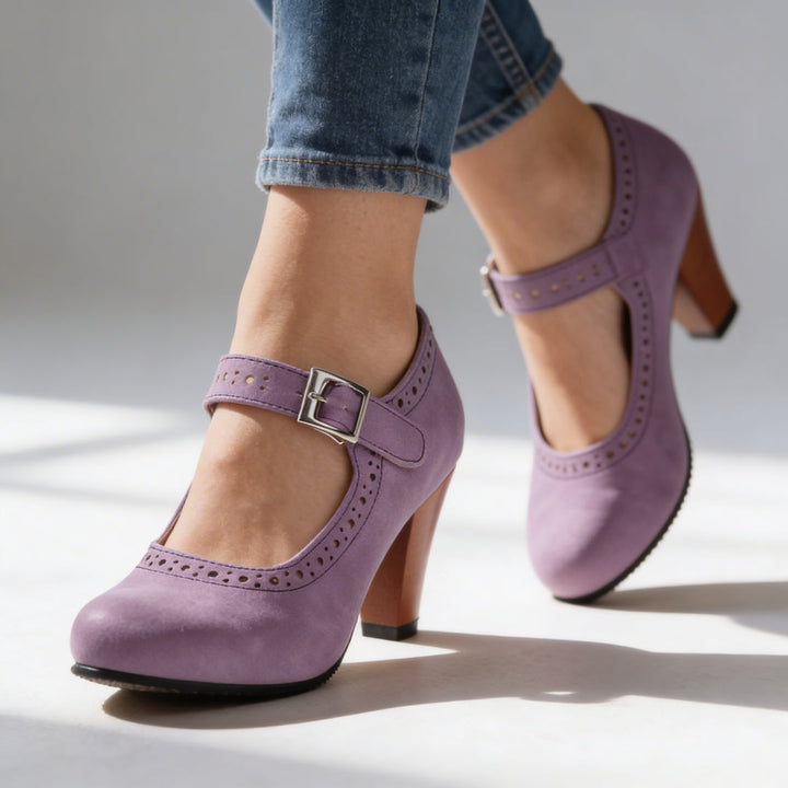 Oriana - Chic Buckle Strap Pumps