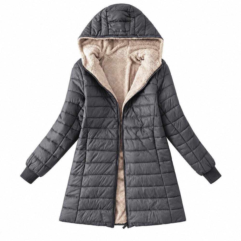 Astriya - Lined Winter Coat With Hoodie