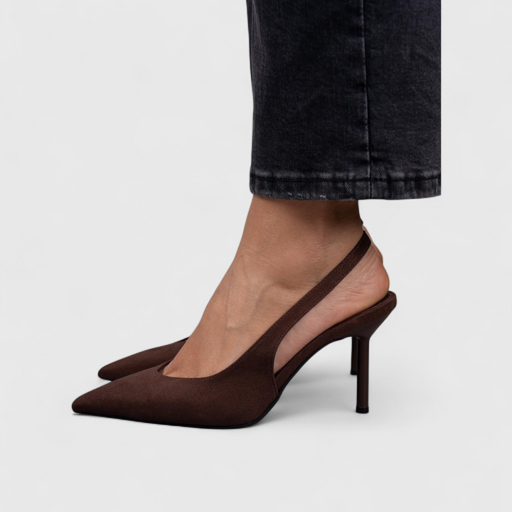 Aniya - Pointed Toe Slingback Heels