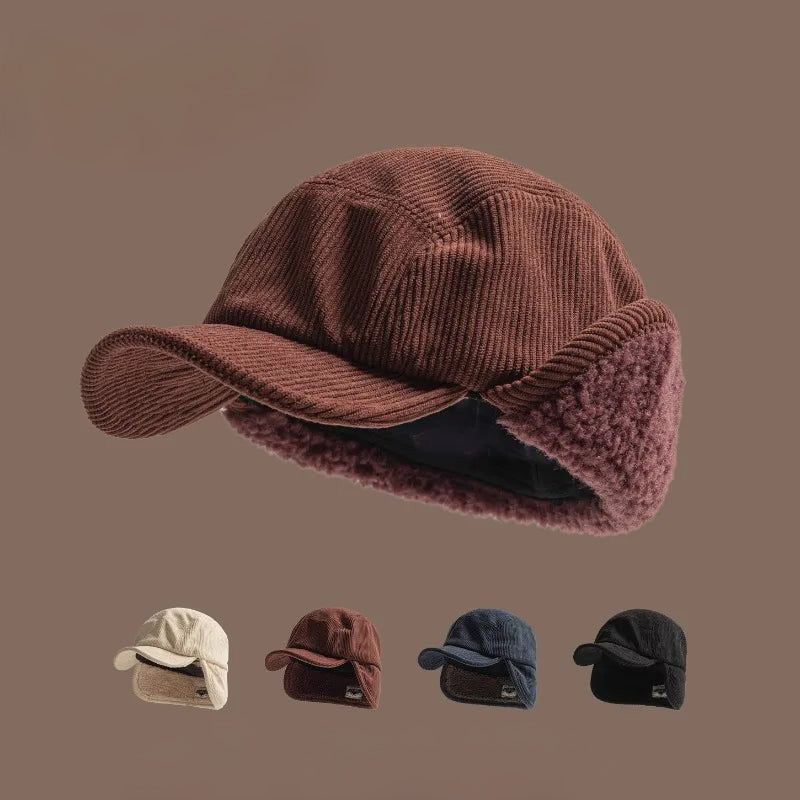 CozyFlaps - Ribbed Cap With Earflaps