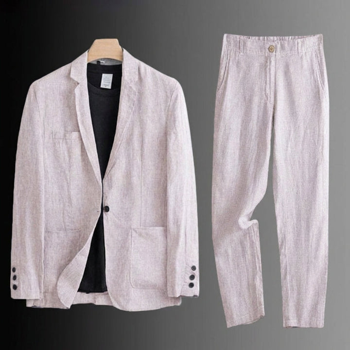 Sverrir - Linen Suit Set 2-Piece
