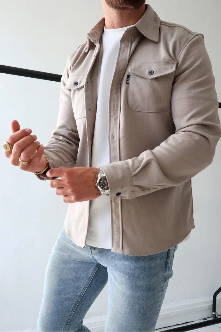 Dewid - Button Up Shirt With Front Pockets