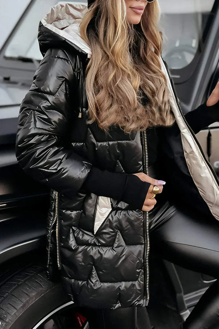 Borislava - Padded Winter Coat With Hood