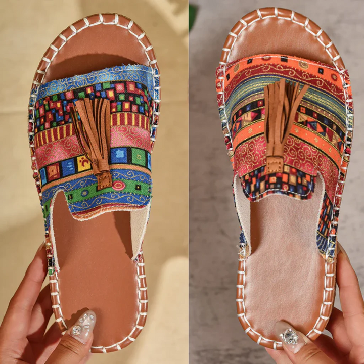 Margaret - Bohemian Tassel Sandals