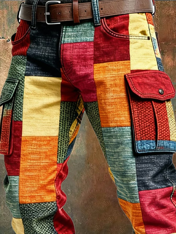 Gracin - Patchwork Cargo Pants