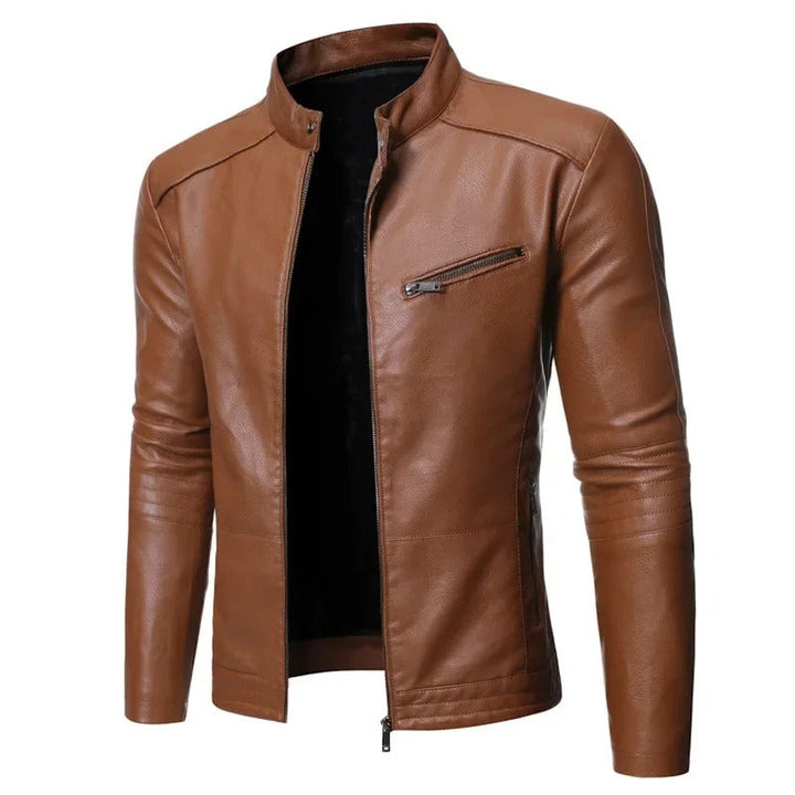 Karol - Elegant Leather Jacket