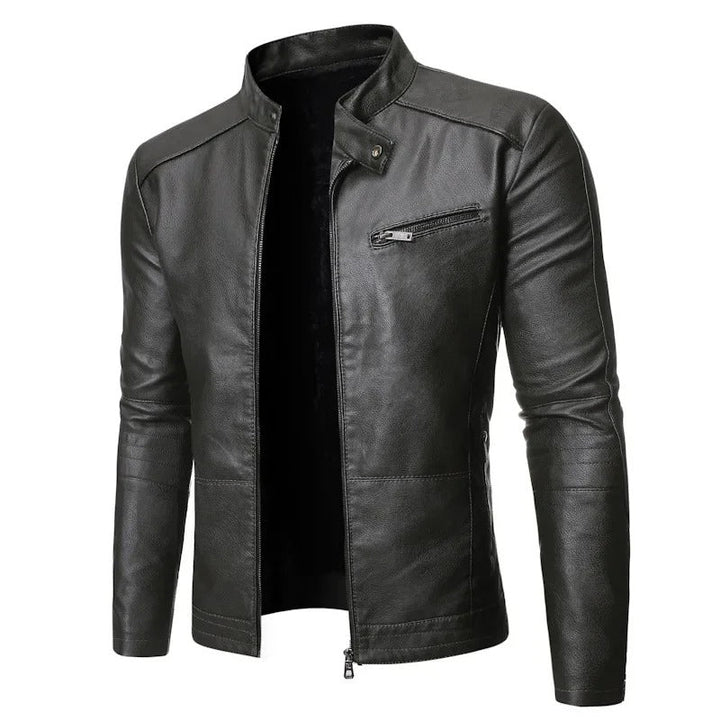 Karol - Elegant Leather Jacket