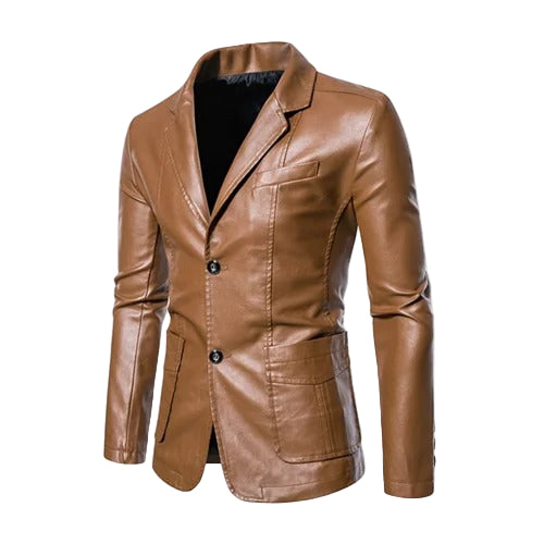 Marcon - Leather Business Casual Jacket