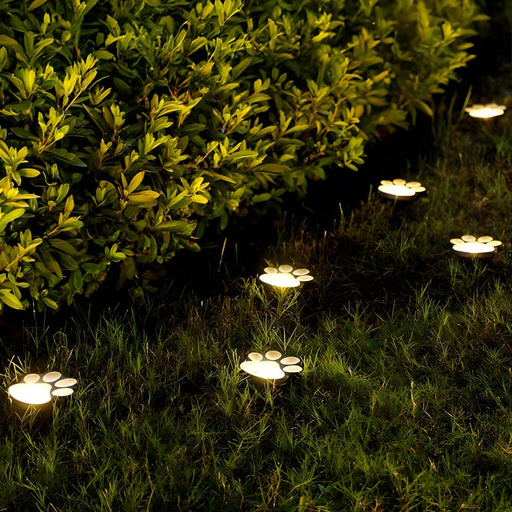 PawGlow - Outdoor LED Solar Garden Paw Lights
