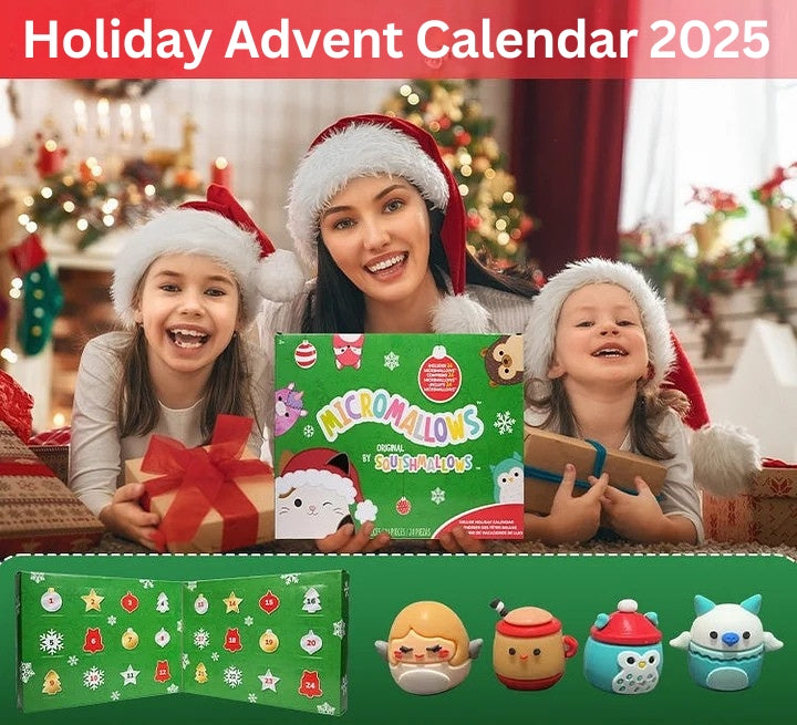 FestiveFuzzies - Christmas Advent Calendar With Plush Doll