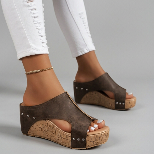 Layen - Platform Wedge Sandals