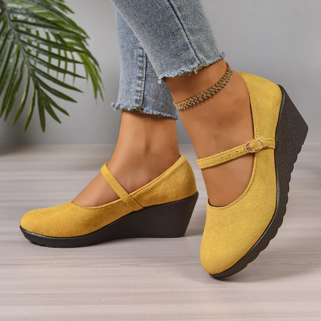 Bethy - Mary Jane Shoes With Buckle Strap