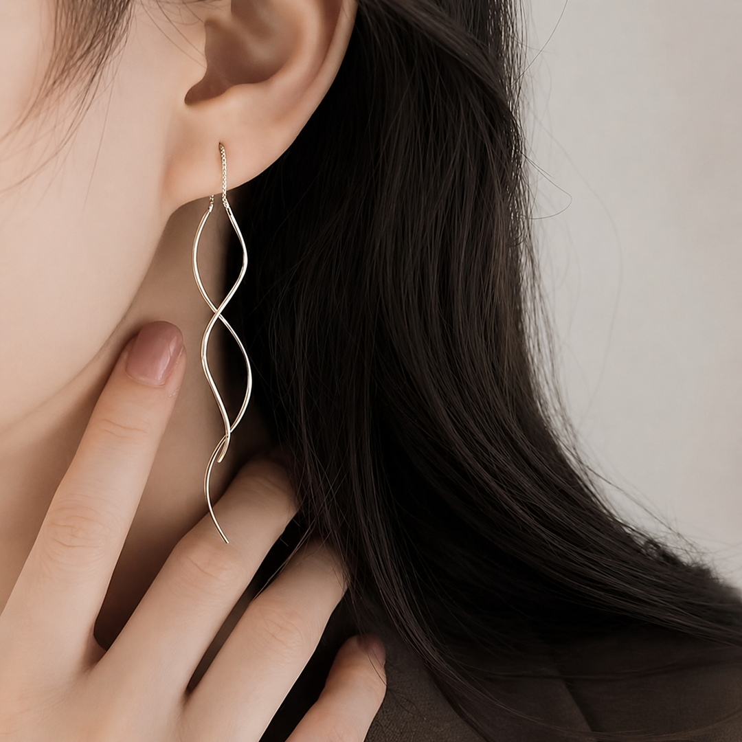 Idalina - Sterling Silver Earrings