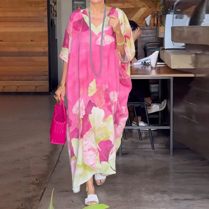 Gima - Floral Long Sleeve Dress