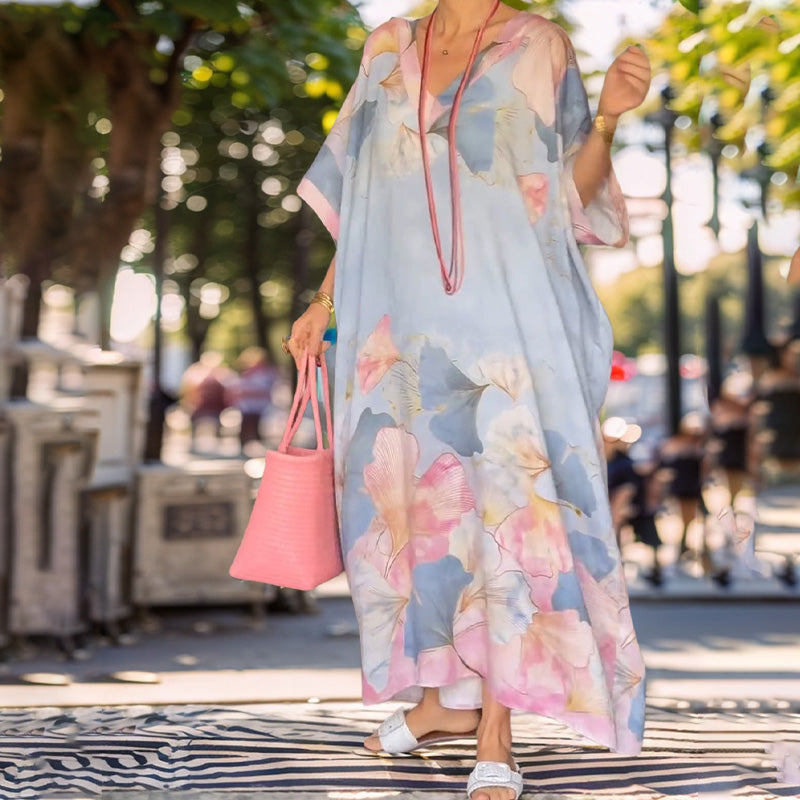 Gima - Floral Long Sleeve Dress