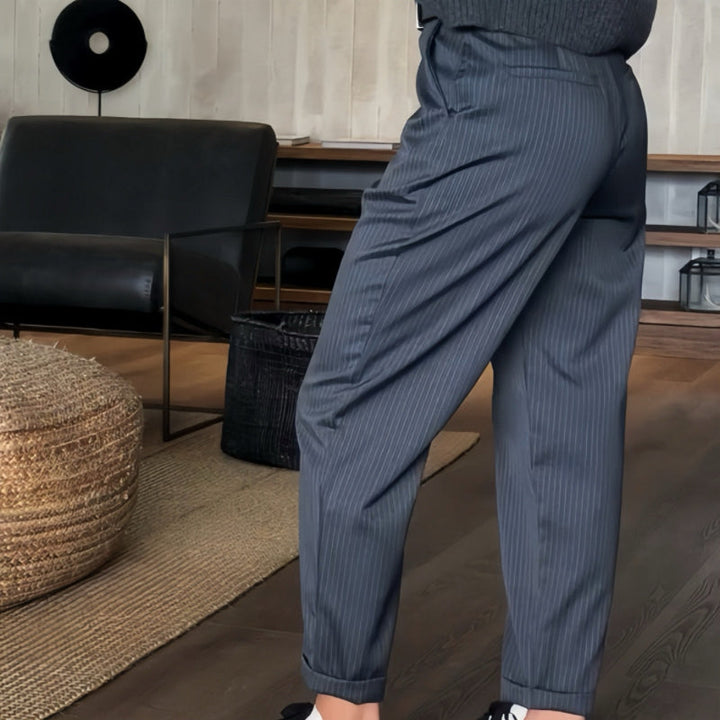Asuman - Casual Straight Pant With High Waist