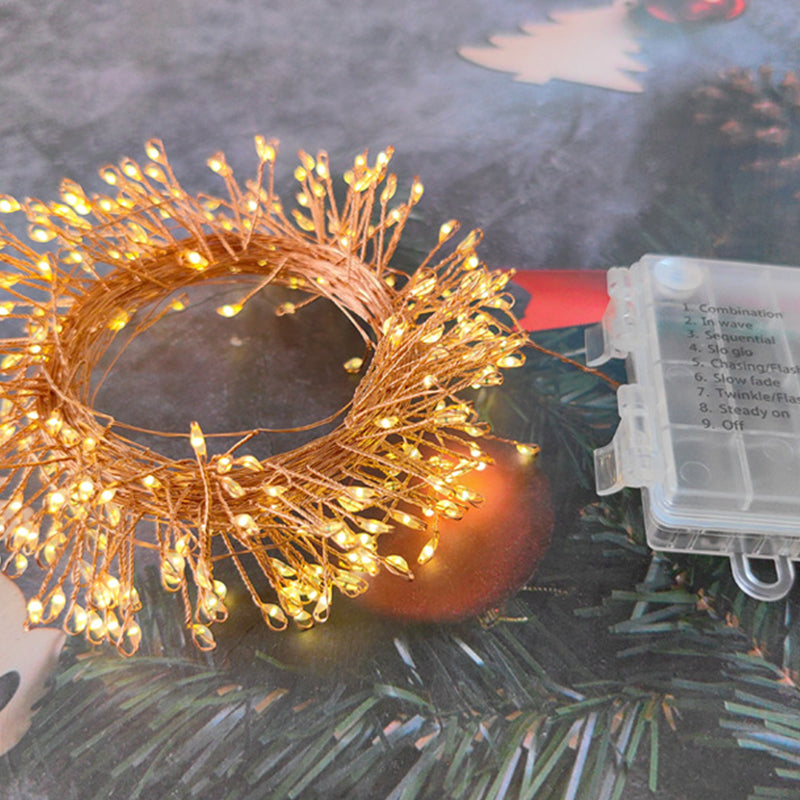 TwinkleWire - Copper Wire Fireworks String Lights With Remote Control
